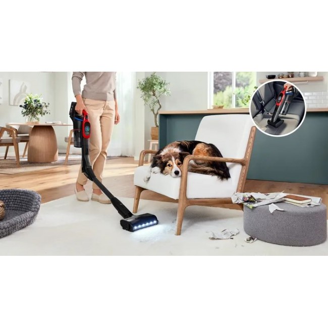 Bosch BCS1041PET stick vacuum/electric broom Battery Dry HEPA Bagless 0.4 L 23.5 W Black, Red 4 Ah Bosch BCS1041PET stick vacuum/electric broom Battery Dry HEPA Bagless 0.4 L 23.5 W Black, Red 4 Ah