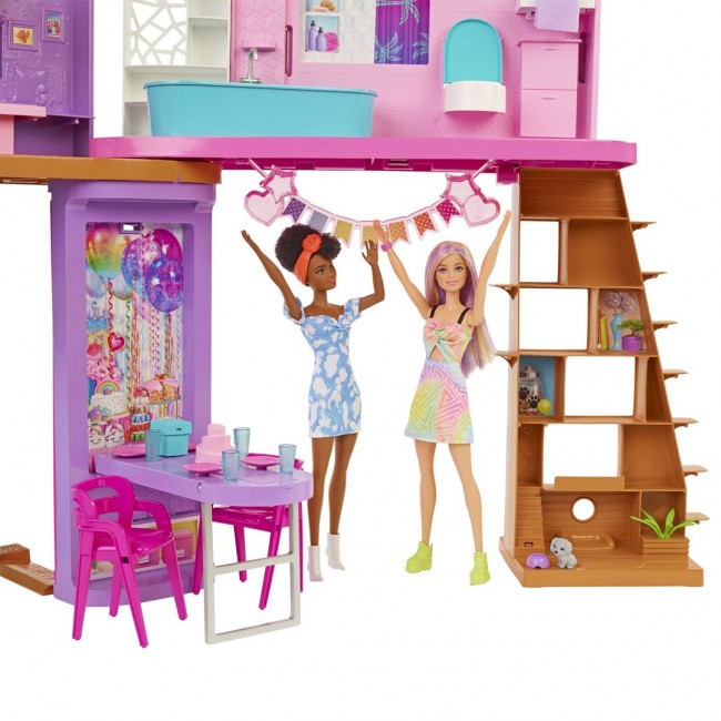 Barbie Vacation House Playset with 30+ Pieces, Toy for 3 Year Olds & Up Barbie Vacation House Playset with 30+ Pieces, Toy for 3 Year Olds & Up