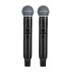 Shure SLXD24DE/B58-G59 - dual digital wireless system with two transmitters/handheld microphones (470 - 514 MHz)
