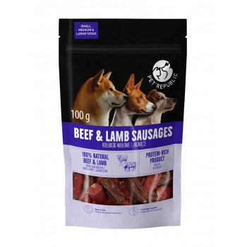 PETREPUBLIC Lamb cubes M - dog treat - 100g