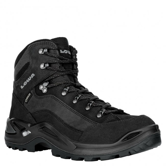 Shoes renegade gtx mid-tiefschwarz-uk 8 (42) LOWA