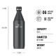 Stanley 1913 10-12069-024 drinking bottle Daily usage 0.6 ml Stainless steel Black