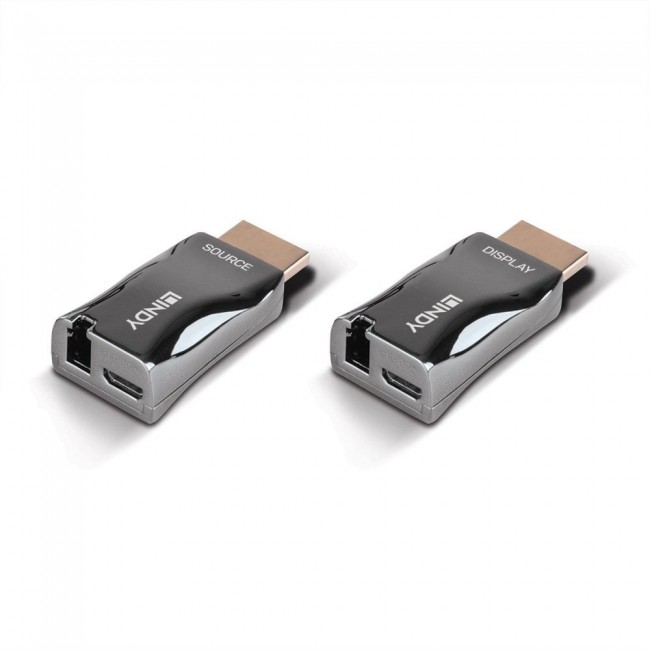 Lindy 300m Fibre Optic HDMI 4K60 Dongle Extender