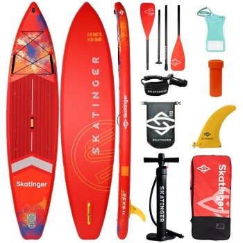 SKATINGER Interstellar Red 350x81x15 Touring SUP Board