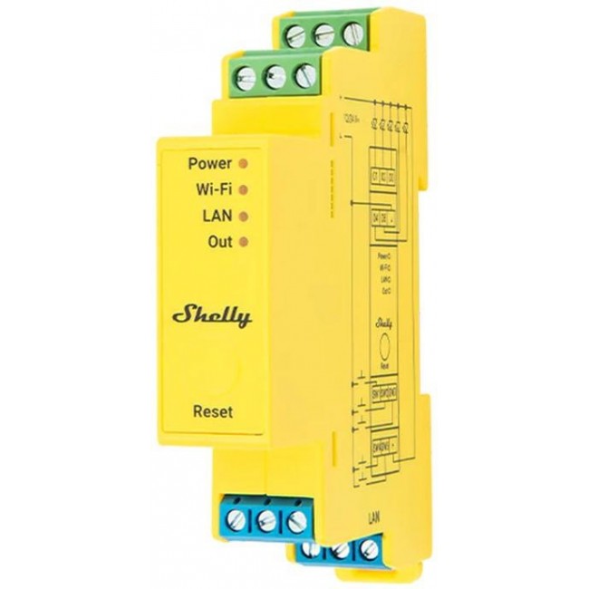 Shelly Pro RGBWW PM Wireless Yellow Shelly Pro RGBWW PM Wireless Yellow
