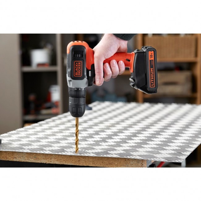 Black & Decker BCD001C1-QW drill Keyless Black, Red Black & Decker BCD001C1-QW drill Keyless Black, Red