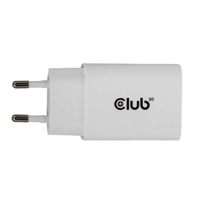 CLUB3D 2-Pack USB C Charger 30 Watt Whit