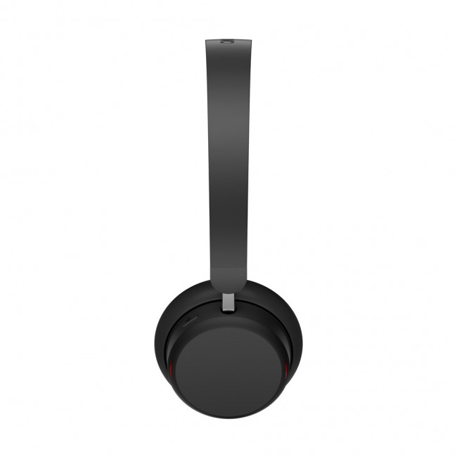 Lenovo 6550 Headset Wireless Head-band Office/Call center USB Type-C Bluetooth Black