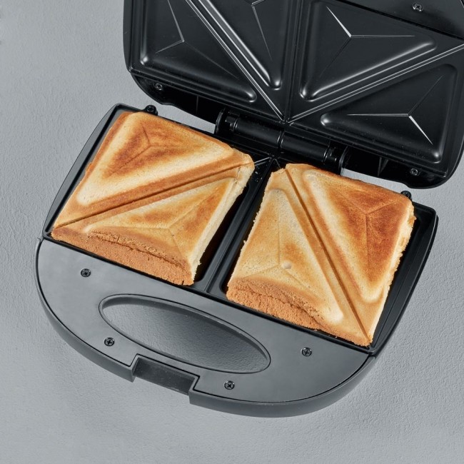 Severin SA 2969 sandwich maker 600 W Black, Stainless steel