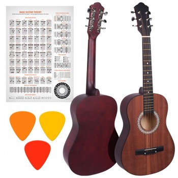 NN AG 34 1/2 ACOUSTIC GUITAR FOR LEARNING TO PLAY MATTE