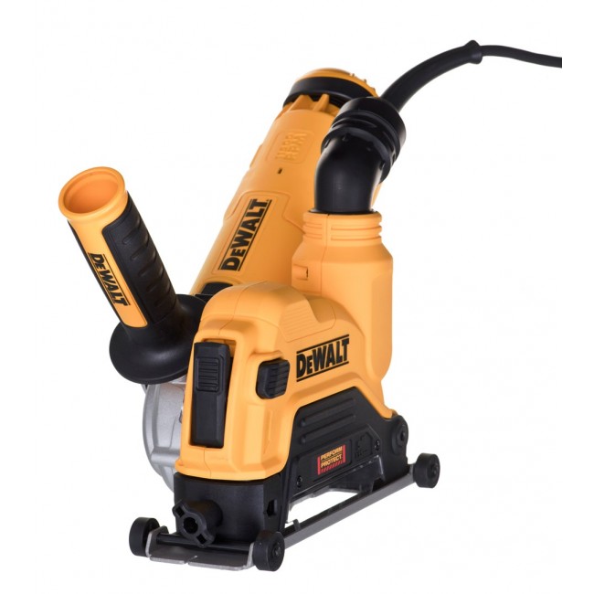 ANGLE GRINDER DEWALT DWE46107 + DUST SHROUD 1400W 125MM ANGLE GRINDER DEWALT DWE46107 + DUST SHROUD 1400W 125MM
