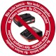 Einhell GE-CL 18 Li E - Solo cordless leaf blower 210 km/h Black, Red