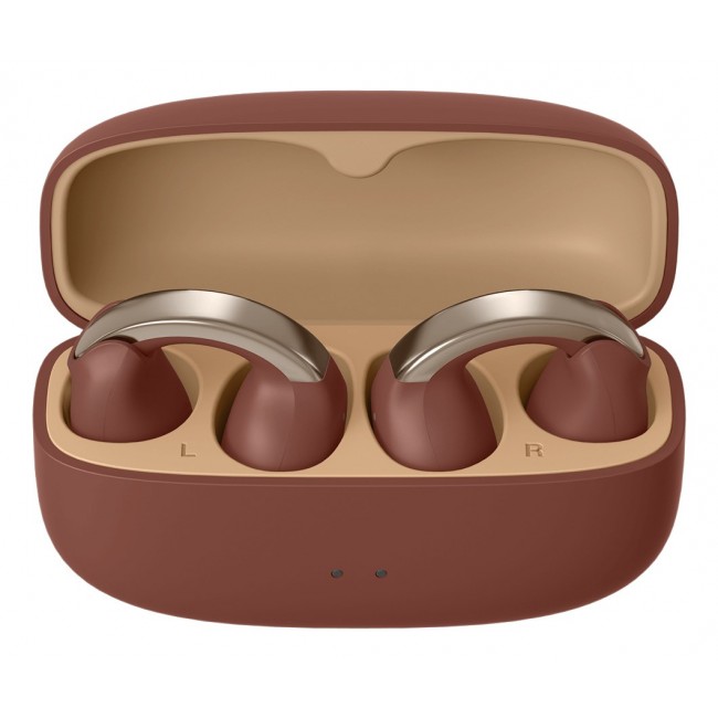 JVC HA-NP1TTU - open-back TWS earcuff headphones, burgundy JVC HA-NP1TTU - open-back TWS earcuff headphones, burgundy