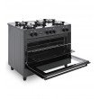Ravanson KWGE-K90 black gas/electric cooker Ravanson KWGE-K90 black gas/electric cooker