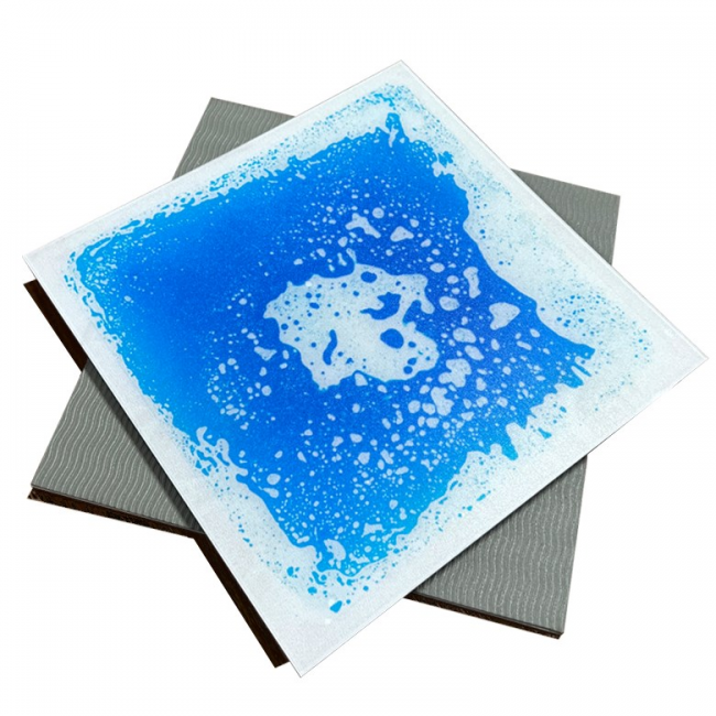 Tullo Sensory path colorful sensory tiles with liquid 4 pcs Tullo Sensory path colorful sensory tiles with liquid 4 pcs