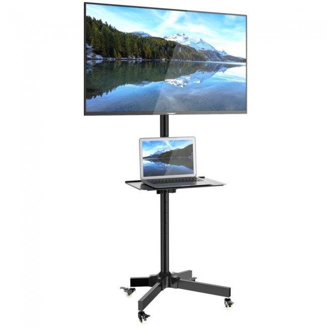 Techly Trolley Floor Stand LCD/LED/Plasma 23 Techly Trolley Floor Stand LCD/LED/Plasma 23