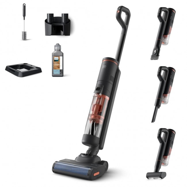 Philips 6000 series XW6264/11 stick vacuum/electric broom Battery Dry&wet Cyclonic Bagless Grey
