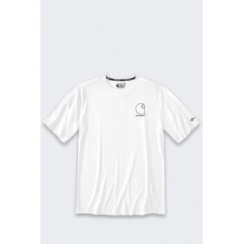 Koszulka Sun Defender Lightweight Logo SS White