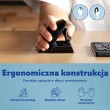 R-Go Tools Ergonomic mouse R-Go Twister, with break software, ambidextrous mouse for both hands, foldable, bluetooth and wired