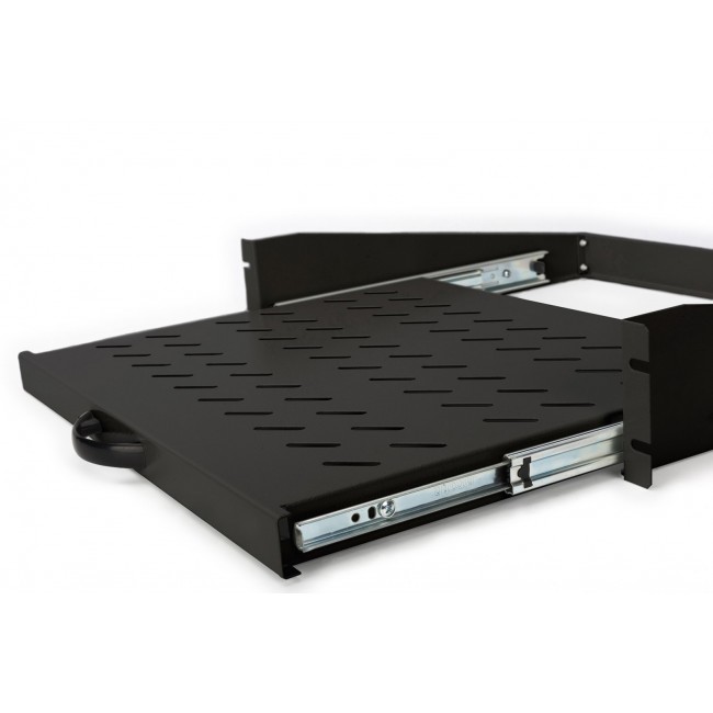Digitus Extendible Shelf for fixed mounting on front 483 mm (19