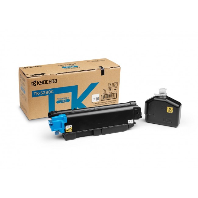 KYOCERA Toner TK-5280C cartridge 1 pc(s) Original Cyan KYOCERA Toner TK-5280C cartridge 1 pc(s) Original Cyan