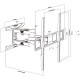 Maclean MC-423 TV Mount Full Motion Wall TV Bracket 43 Maclean MC-423 TV Mount Full Motion Wall TV Bracket 43