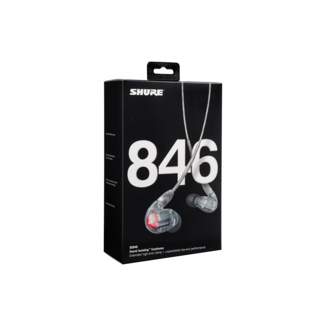 Shure Se846 Professional Headphones Wired In-ear Music Transparent Shure Se846 Professional Headphones Wired In-ear Music Transparent