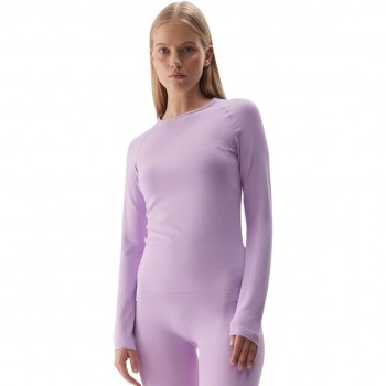Women's Thermoactive T-Shirt 4F F152 Light Purple 4FWAW24USEAF152 52S M/L