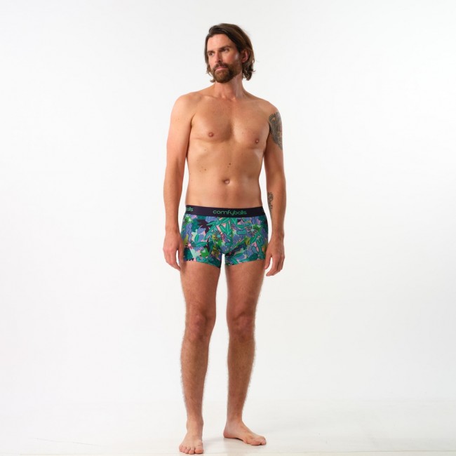 Comfyballs Tropical Cotton Brief Green