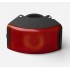 BOOKMAN Curve Rear bicycle light Black, Red