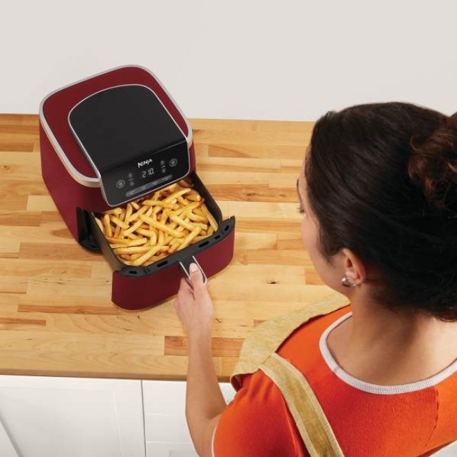 Ninja AF140EUCM fryer Single 4.7 L Stand-alone Hot air fryer Cinnamon colour Ninja AF140EUCM fryer Single 4.7 L Stand-alone Hot air fryer Cinnamon colour