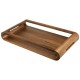 ARTELEGNO VASD Double-sided walnut wood tray 27 x 49 cm ARTELEGNO VASD Double-sided walnut wood tray 27 x 49 cm