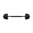 REBEL ACTIVE Adjustable bituminous dumbbell with connector 1x20kg