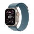 Apple Watch Ultra 3 GPS + Cellular 49mm Natural Titanium Case with Light Blue Alpine Loop - Large