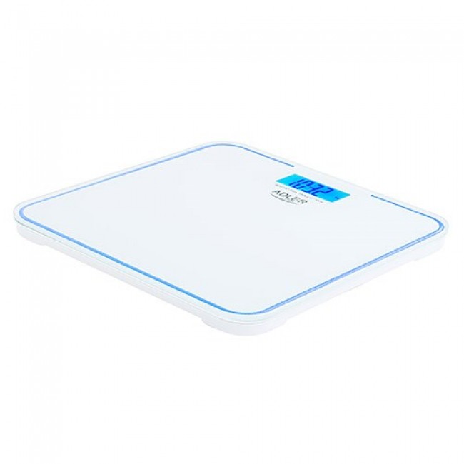 Bathroom scale ADLER AD 8183 with edge lighting White