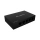 LANBERG DSM1-1005 SWITCH 5X 1GB/S UNMANAGED GIGABIT ETHERNET DESKTOP 12V (METAL CASE)