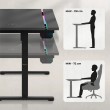 Huzaro Hero 8.7 RGB Electric Gaming Desk Black