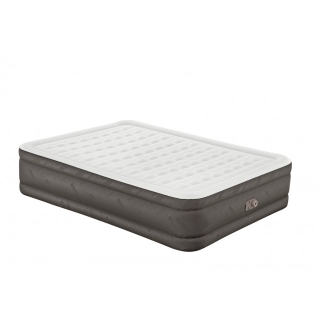 Bestway Fortech Air Mattress Queen with Built-in AC Pump and Antimicrobial Coating 2.03 m x 1.52 m x 46 cm