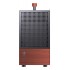 Jonsbo T6 PC Case, Mini-Tower, Mini-ITX, Tempered Glass, Wood, black