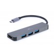 Gembird A-CM-COMBO2-01 USB Type-C 2-in-1 multi-port adapter (Hub + HDMI) Gembird A-CM-COMBO2-01 USB Type-C 2-in-1 multi-port adapter (Hub + HDMI)