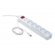 Gembird PCW-MS2G surge protector White 5 AC outlet(s) 250 V 1.8 m