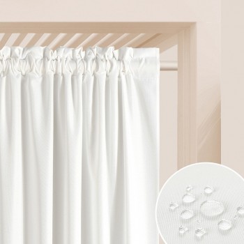 Patio curtain - GARDEN LINE 155x250 Broken white