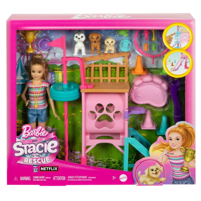 Barbie Dog Playground + Stacie MATTEL HRM10 Movie Set Barbie Dog Playground + Stacie MATTEL HRM10 Movie Set