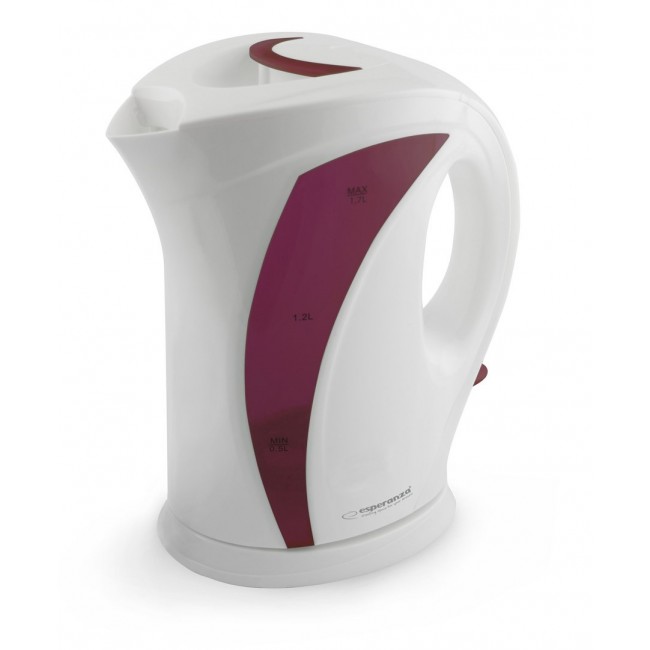 Esperanza EKK018R electric kettle 1.7 L 2200 W Red, White Esperanza EKK018R electric kettle 1.7 L 2200 W Red, White