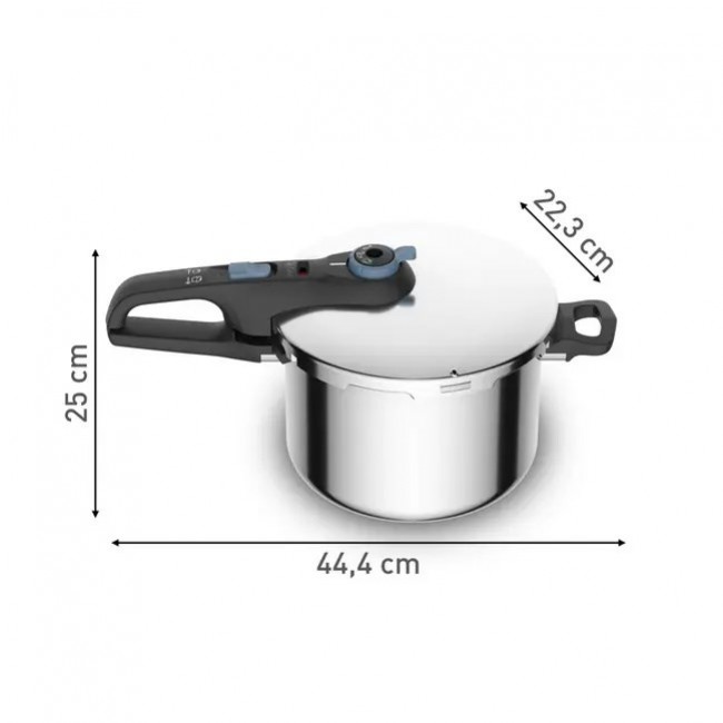 Pressure cooker TEFAL SECURE TRENDY 6L + stainless steel basket Pressure cooker TEFAL SECURE TRENDY 6L + stainless steel basket