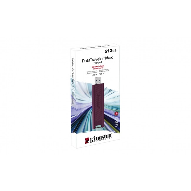 Kingston Technology DataTraveler 512GB Max Type-A 1000R/900W USB 3.2 Gen 2