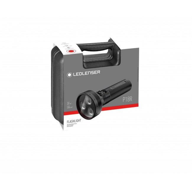 Ledlenser P18R Black Hand flashlight LED Ledlenser P18R Black Hand flashlight LED