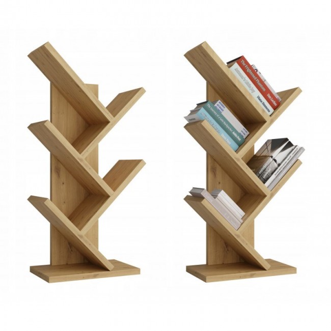 FUNNY MINI OAK ARTISAN BOOKCASE FUNNY MINI OAK ARTISAN BOOKCASE