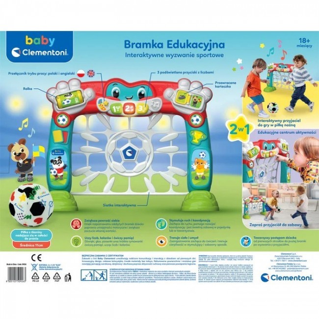 Clementoni Set Interactive Goal