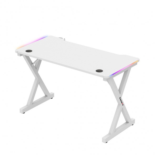Huzaro Hero 2.3 RGB Gaming Desk white